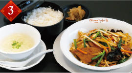 レバニラ炒めセット